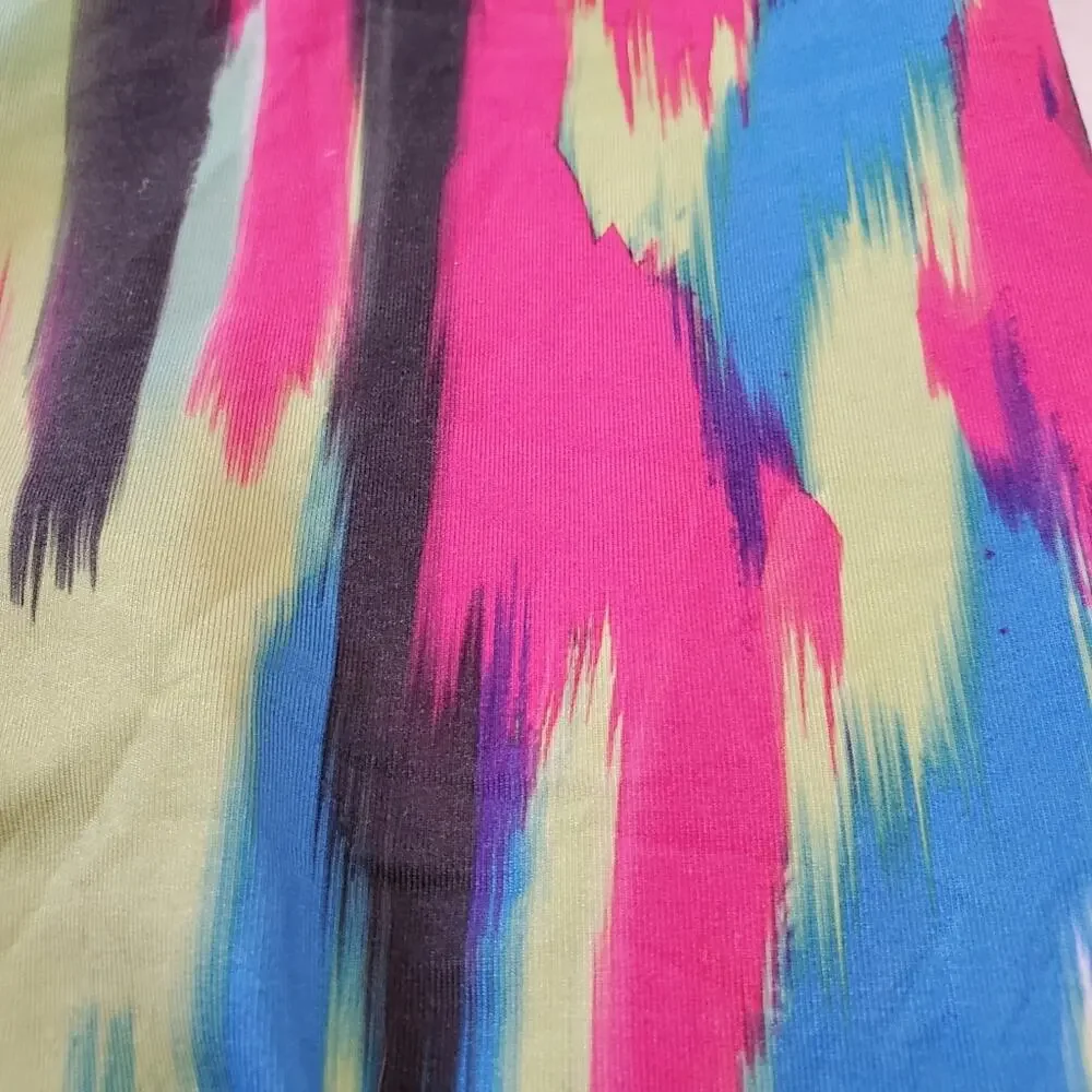 Puma | Bright Neon Abstract Rainbow Leggings